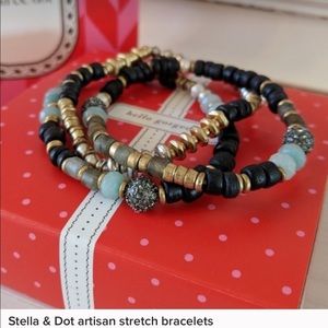 Stella and Dot Artisan Stretch Bracelets